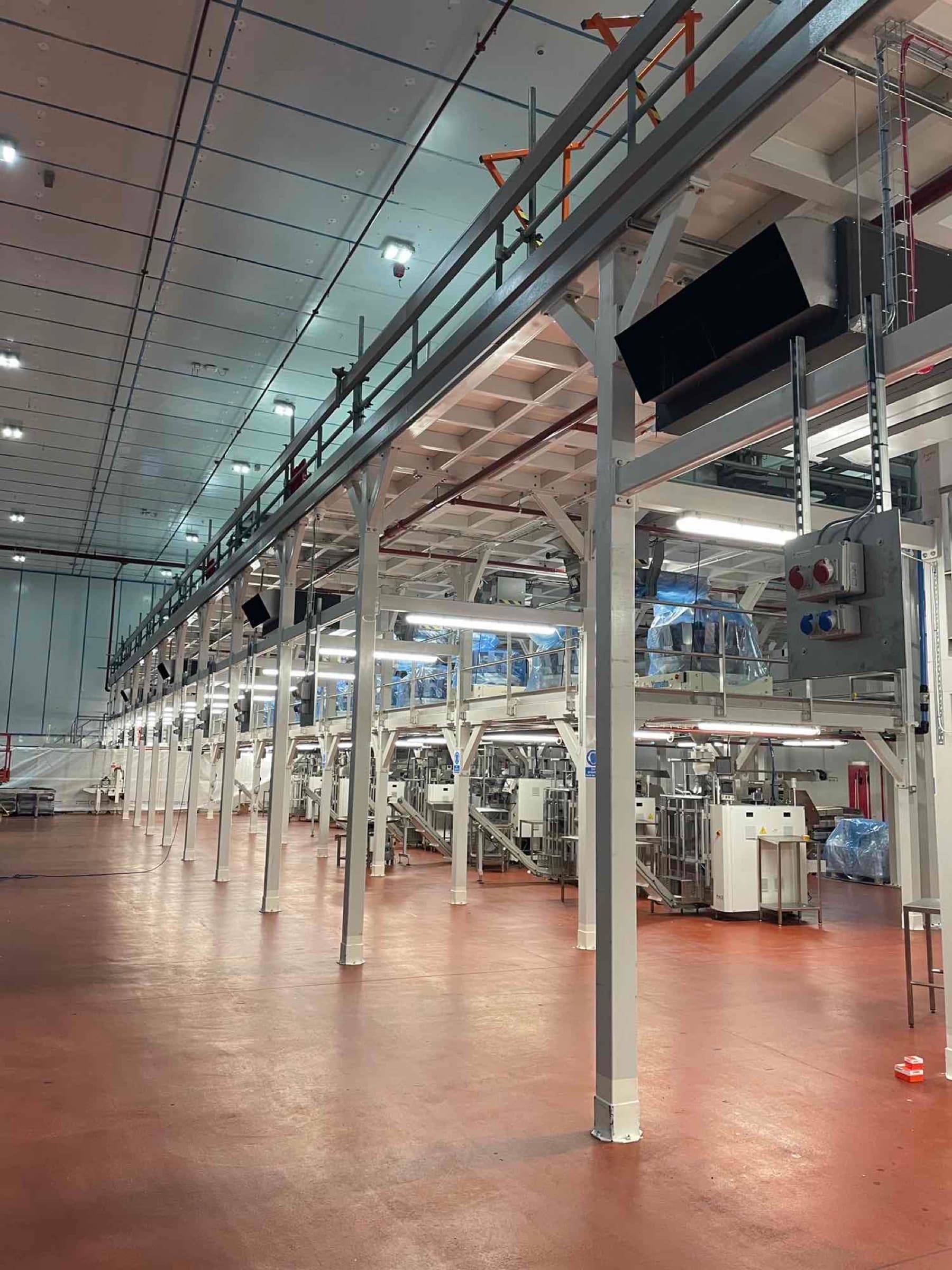 SEP construction works at a live manufacturing facility