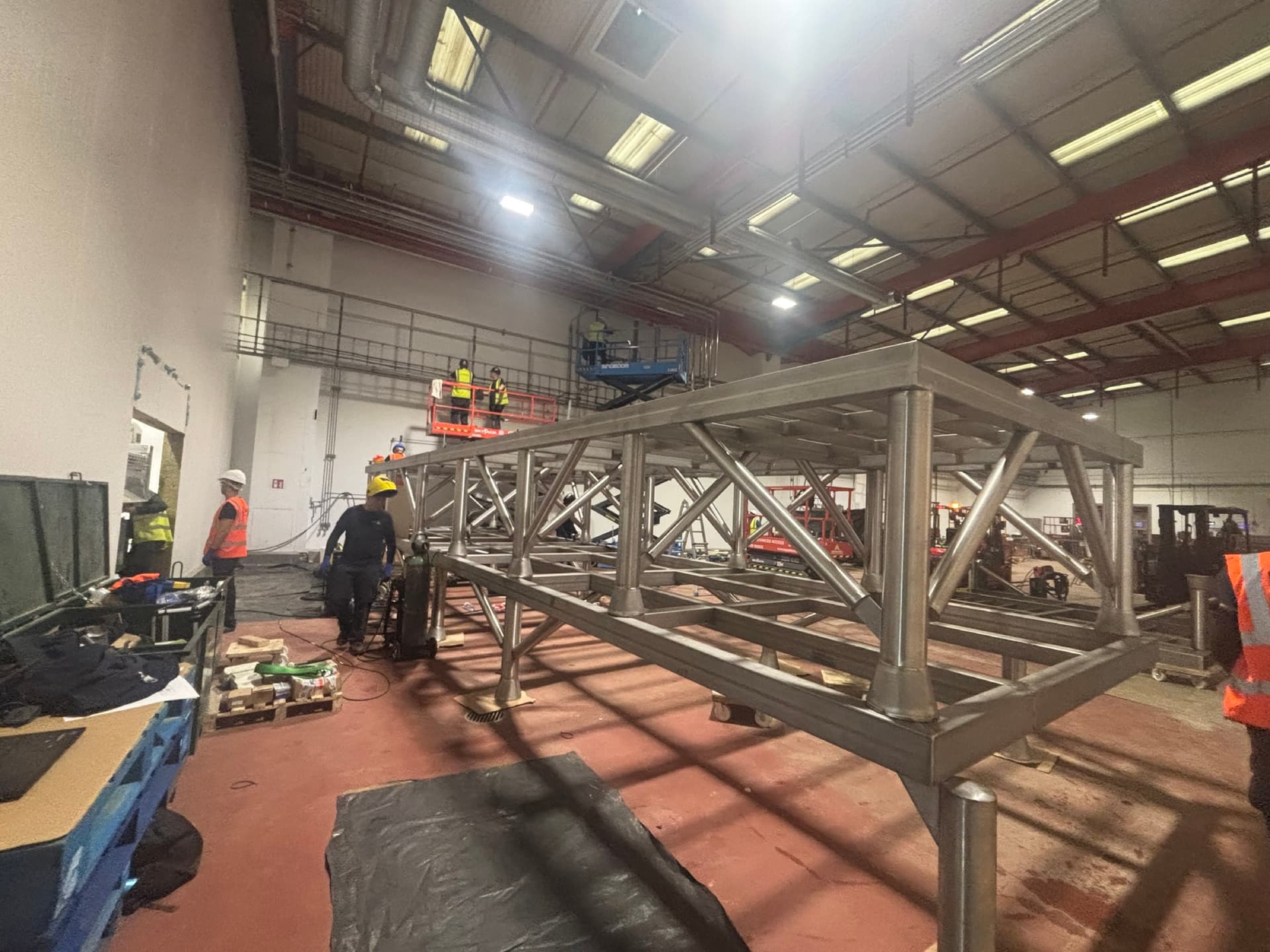SEP delivering works at a live manufacturing facility