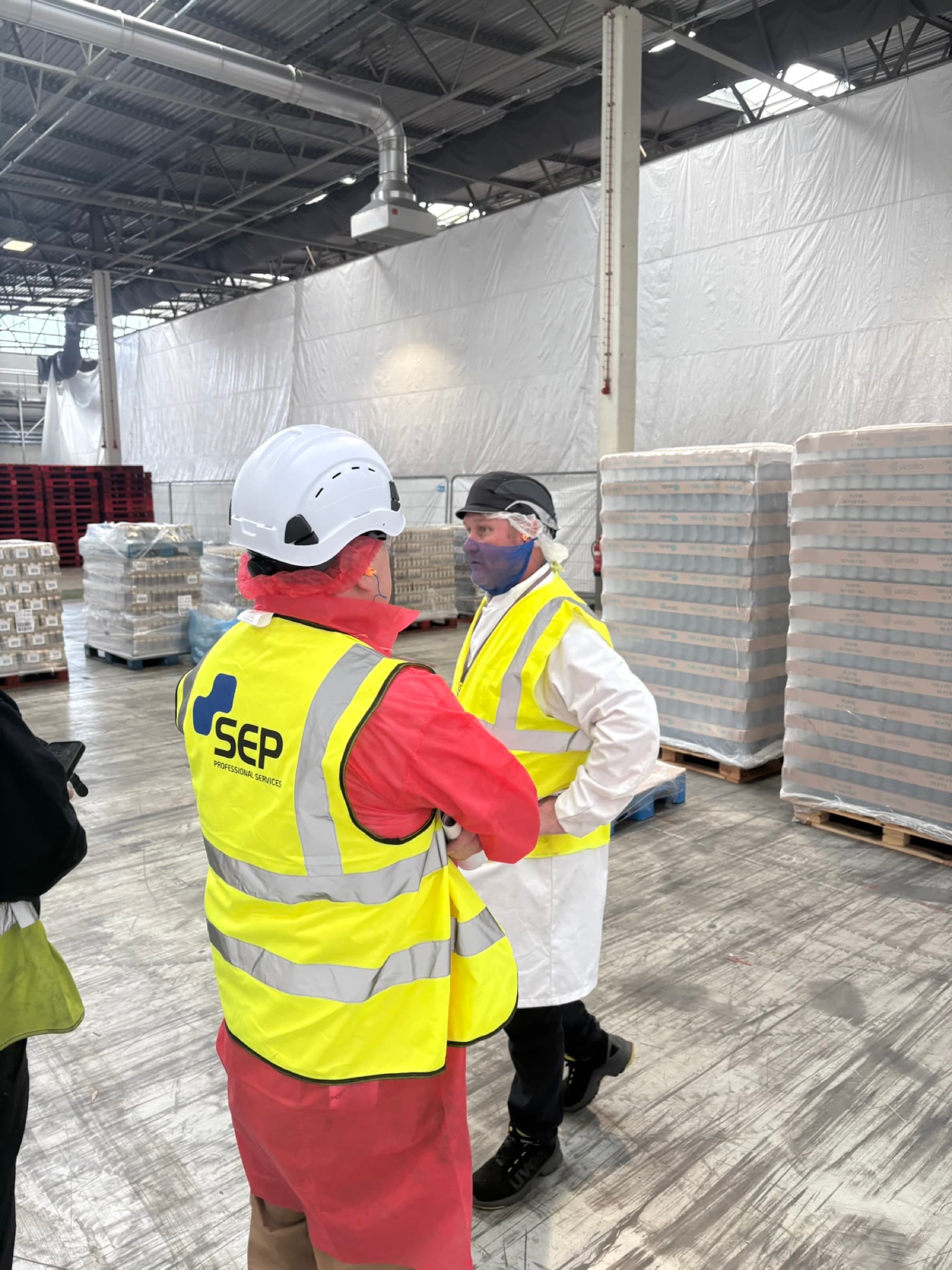 SEP-managed capital project on a live facility