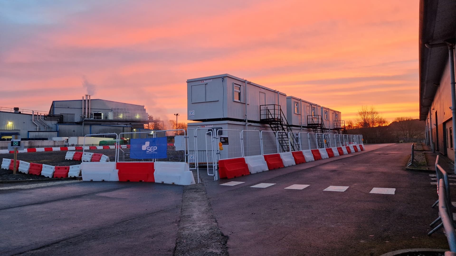 SEP works underway at a major manufacturing facility