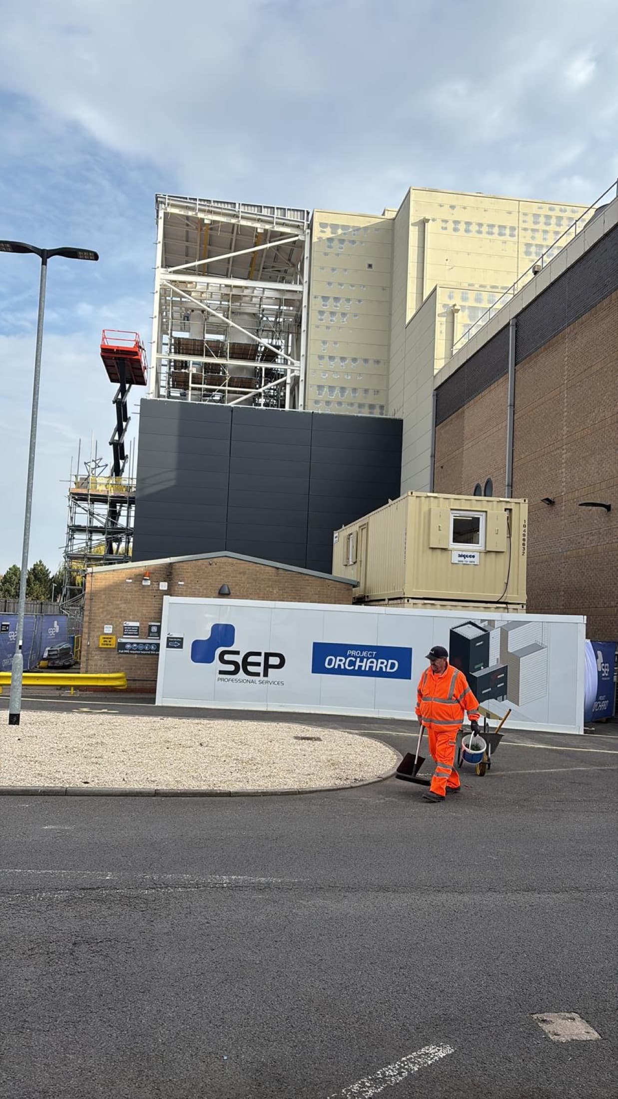 SEP capital project delivery on live industrial site